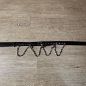 Killstar bat babe studded chains high waisted belt